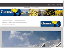 Tablet Screenshot of genevafundpartners.com